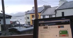 Office with a view of the 12 Pins in Roundstone.